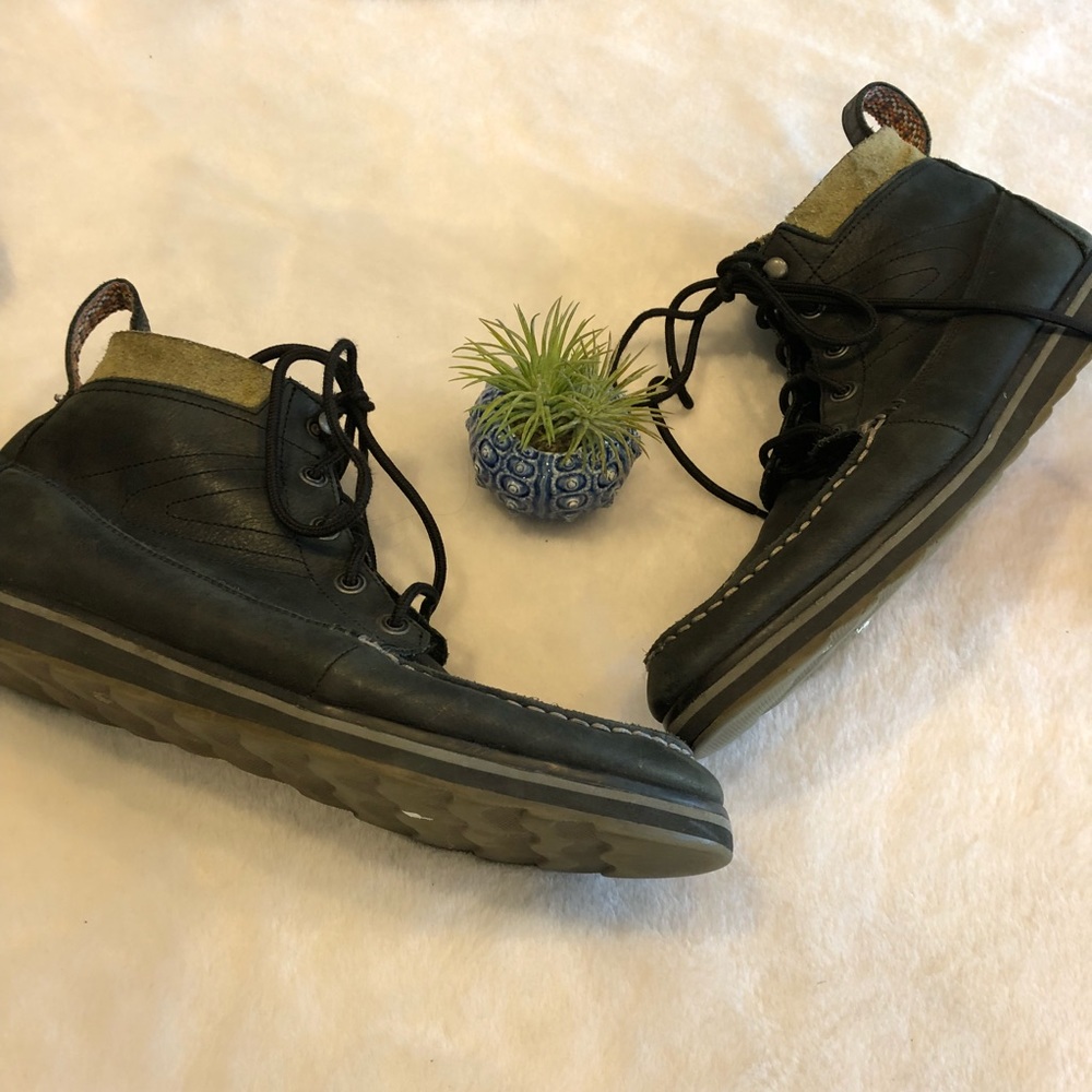 Tretorn leather shoes charcoal 11